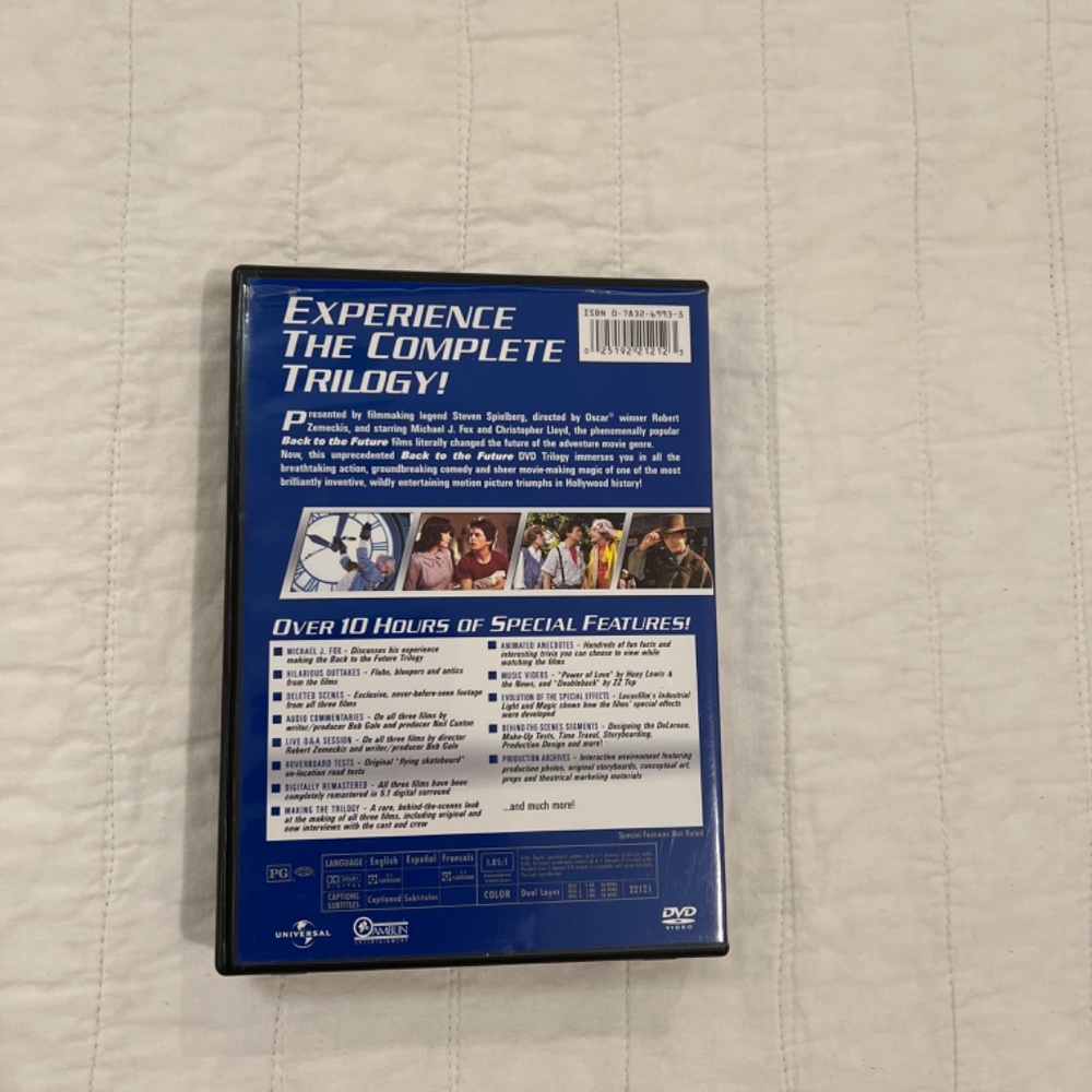 Back to the Future DVD Steven Spielberg The Complete Trilogy 2002 3-Disc - Picture 2 of 9
